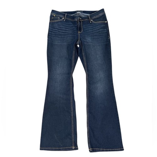 Torrid Luxe Slim Boot Jean Dark Wash Indigo 14T