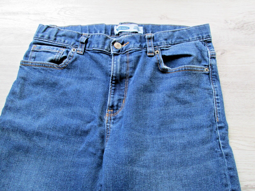 ❤ OLD NAVY Boys Jeans Denim Pants 14 Husky Adjustable waist navy cotton FREESHIP - Picture 10 of 20
