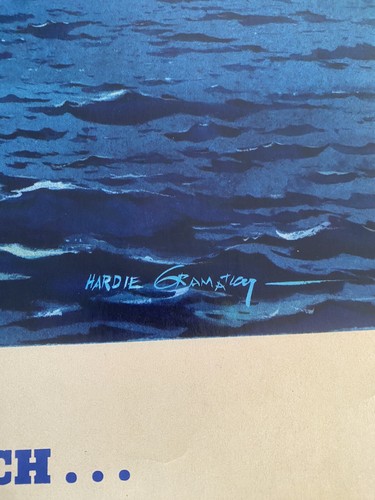 Póster original Grace Line Steamship Co de la Segunda Guerra Mundial cuánto en un convoy V de la victoria - Imagen 6 de 6