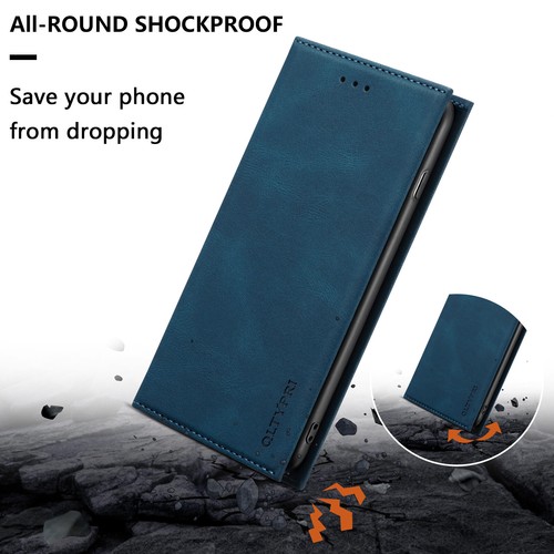 Leather Case For iPhone 7 8 Plus SE 2022 Slim Magnetic Flip Stand Wallet Cover - Picture 24 of 38