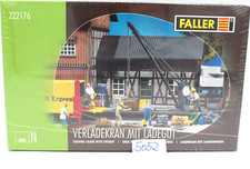 Faller 2222176 Verladekran mit Ladegut  *** Spur N ***