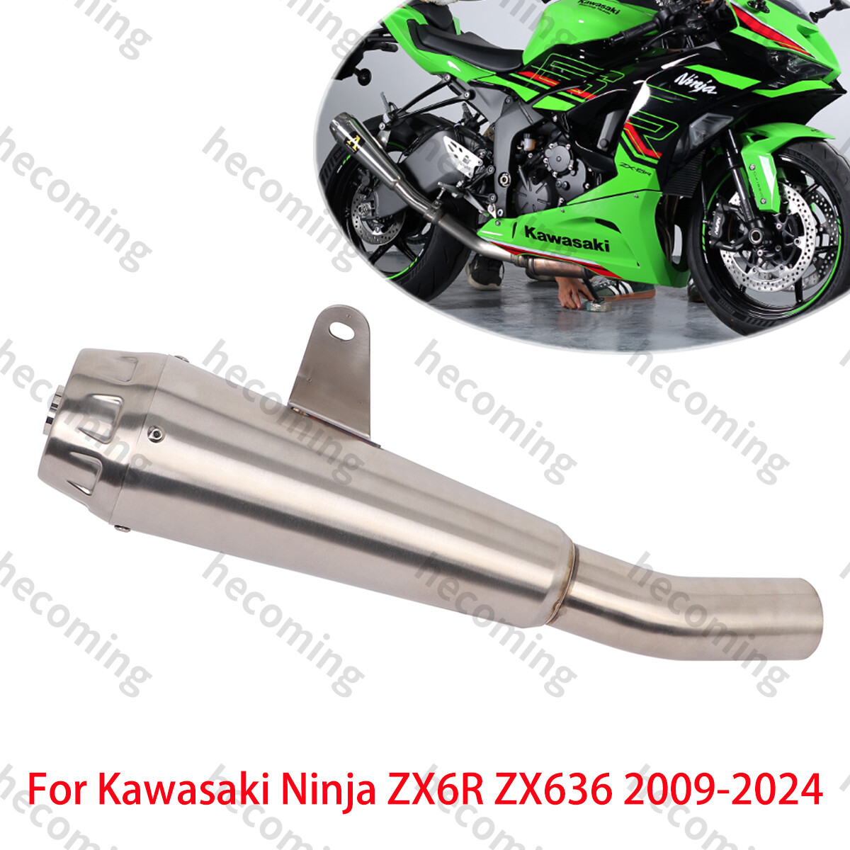 その他 r オートバイのエキゾーストパイプキット 用 カワサキ ZX6R 用 ZX636