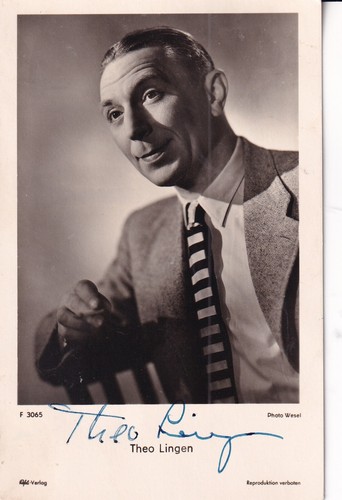 Theo Lingen - Refoli-Verlag - 50er Jahre - original signiert