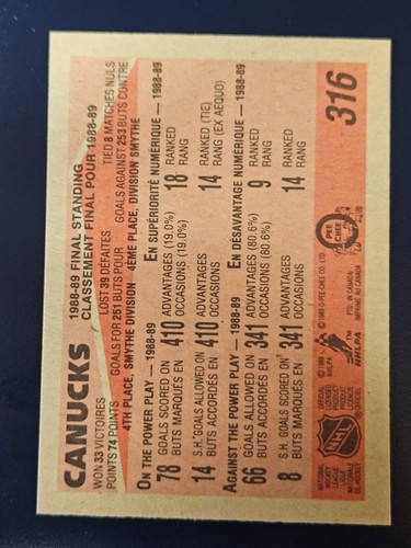 1989-90 OPC O-Pee-Chee Hockey Cards Complete Your Set You Pick Choose #221 - 330 - Picture 139 of 157