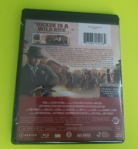 Hickok (4k Ultra HD, Blu-Ray, 2017) ● Buy 2 Get 1 - Picture 2 of 2