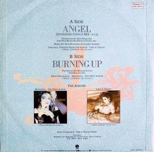 MADONNA Angel Vinyl Record Single 12 Inch Sire 1985 Original Extended Dance Mix - Picture 4 of 4