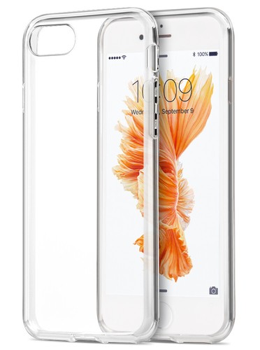 Transparent Clear Flexible Gel TPU Skin Case Cover for Apple iPhone SE 2022/2020
