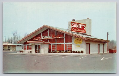 Sandy's Charcoal Hearth Restaurant E 245 Route Four Paramus New Jersey NJ UNP