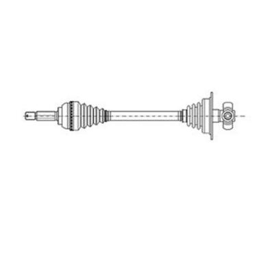 Albero Motore/semiasse Metelli 17-0395 per Renault Assale