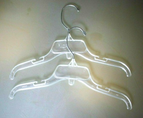 6***TODDLER CLOTHES HANGERS ** 4 PLASTIC W/BRIGHT COLOR ** 2 DEPARTMENT STORE - Picture 3 of 3