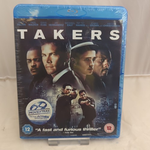 Takers 2010 UK Reg Free Blu Ray ABC Paul Walker Matt Dillon Idris Elba Hernandez