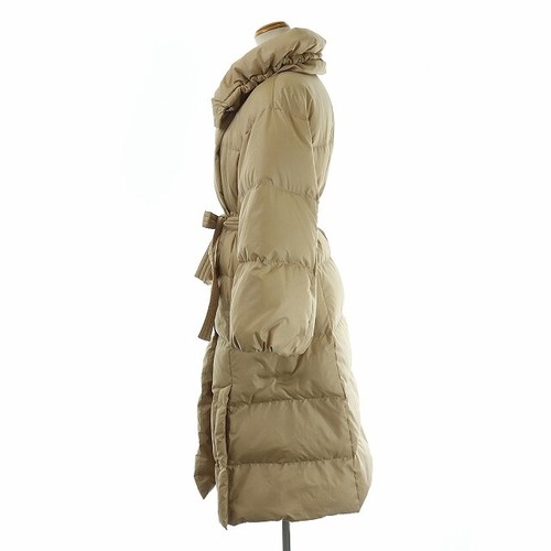 Lanvin On Blue En Bleu 2019 Down Coat Stencolor Long Length Belt