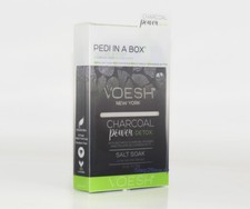 Voesh Pedi In a Box Deluxe 4 Step - CHARCOAL POWER DETOX 30 Sets