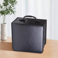 520 Disc CD/DVD Wallet Binder Book Sleeves Disc Storage Bag Carrying Case Black 15