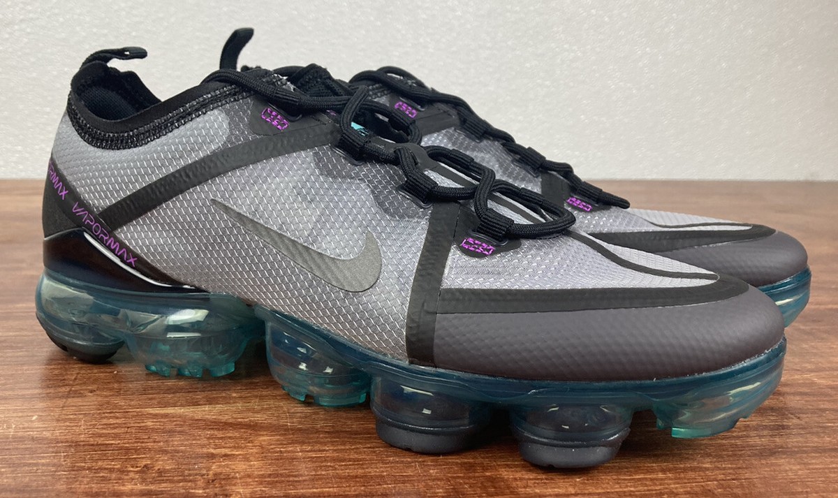 NIKE Air VaporMax 2019 Thunder Grey Black Teal AJ2616 012 Size 4Y Women s 5.5 eBay