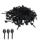 50pcs Carp Bait Screws with Ring Chod Ronnie Ups Fishing Terminal Tackle