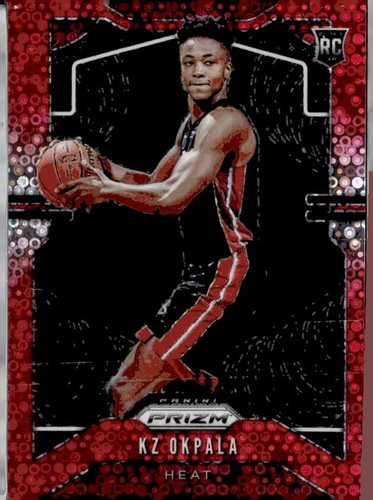 2019-20 Panini Prizm #275 KZ Okpala Prizms Fast Break Red #/125 Miami Heat RC
