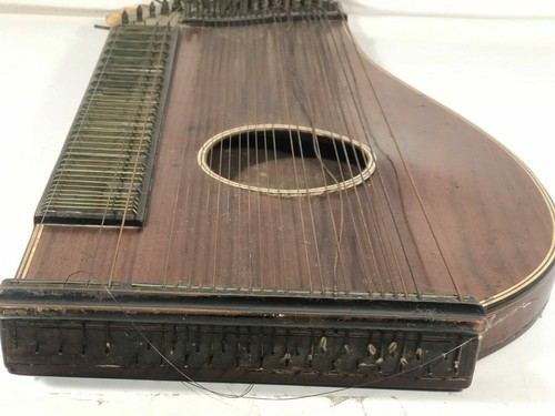 Antique Zither Parts Restoration or Use As Is - Picture 6 of 12