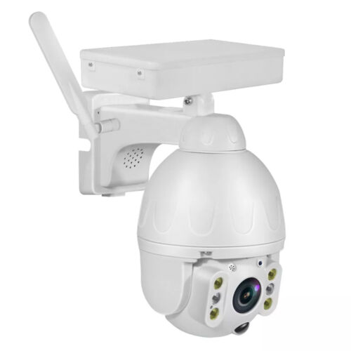 4G Solar Power Camera Wireless Wifi IP CCTV PTZ Dome 2 Way Audio & Night Vision - Picture 3 of 14