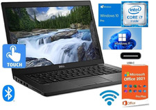 Dell Laptop Latitude 7480 14" i7 Touch 8GB 16GB 32GB Ram 256GB SSD W11 Pro