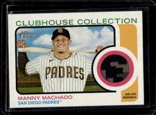 2022 Topps Heritage Baseball Manny Machado Clubhouse Collection Camo Jersey