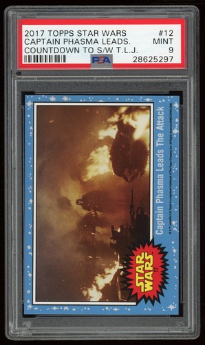 2017 Topps Countdown to Star Wars The Last Jedi #12 Captain Phasma Leads PSA 9 - Picture 1 of 3