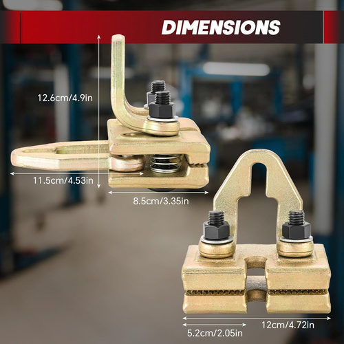 Kit Morsetto Riparazione Carrozzeria Auto Professionale 5 Ton | Resistente Angolo Retto Multi Hoo - Foto 2 di 12