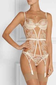 AGENT PROVOCATEUR STUNNING SOLD OUT NUDE GLORIA BASQUE 36C BNWT