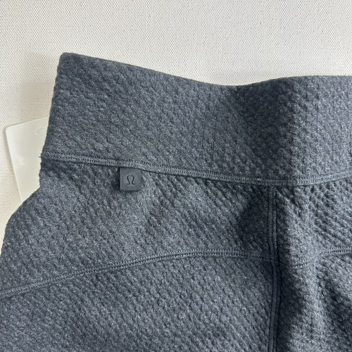 NWT Lululemon Can You Feel The Pleat SHR Crop in Heathered Black Wide Leg Size 2 - Picture 6 of 7