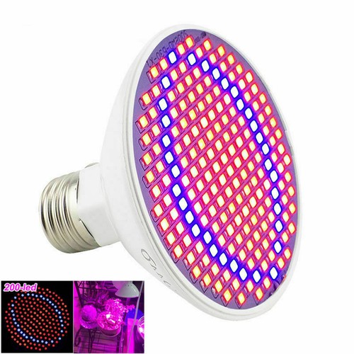 200 LED E27 Plant Grow Light lamp Bulb indoor flower Growing for Hydro veg - Picture 4 of 12