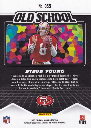 Mosaic Old School #OS5 2020 - Steve Young - San Francisco 49ers Salón de la fama - Imagen 2 de 2