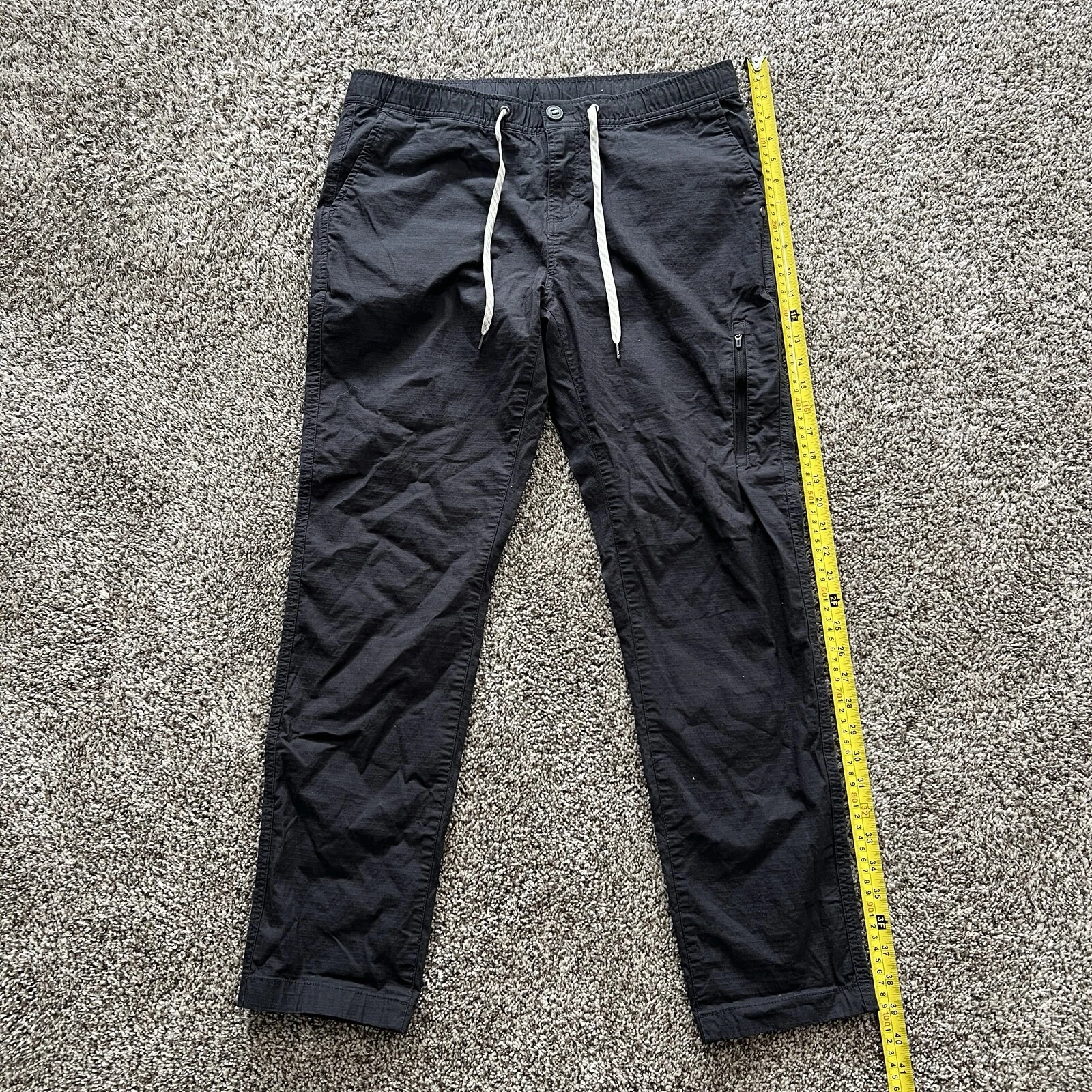 vuori ripstop performance stretch elastic waist climbing pants