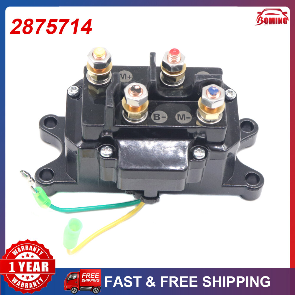 2 Relés Solenoides De Interruptor De Servicio Continuo De 12 V Y 6 Terminales Para Cabrestante - Foto 2