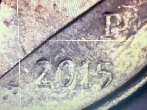 2015-P Roosevelt Dime DDO, DDR, Die Chip & Strike Thru Grease Error - Picture 4 of 7