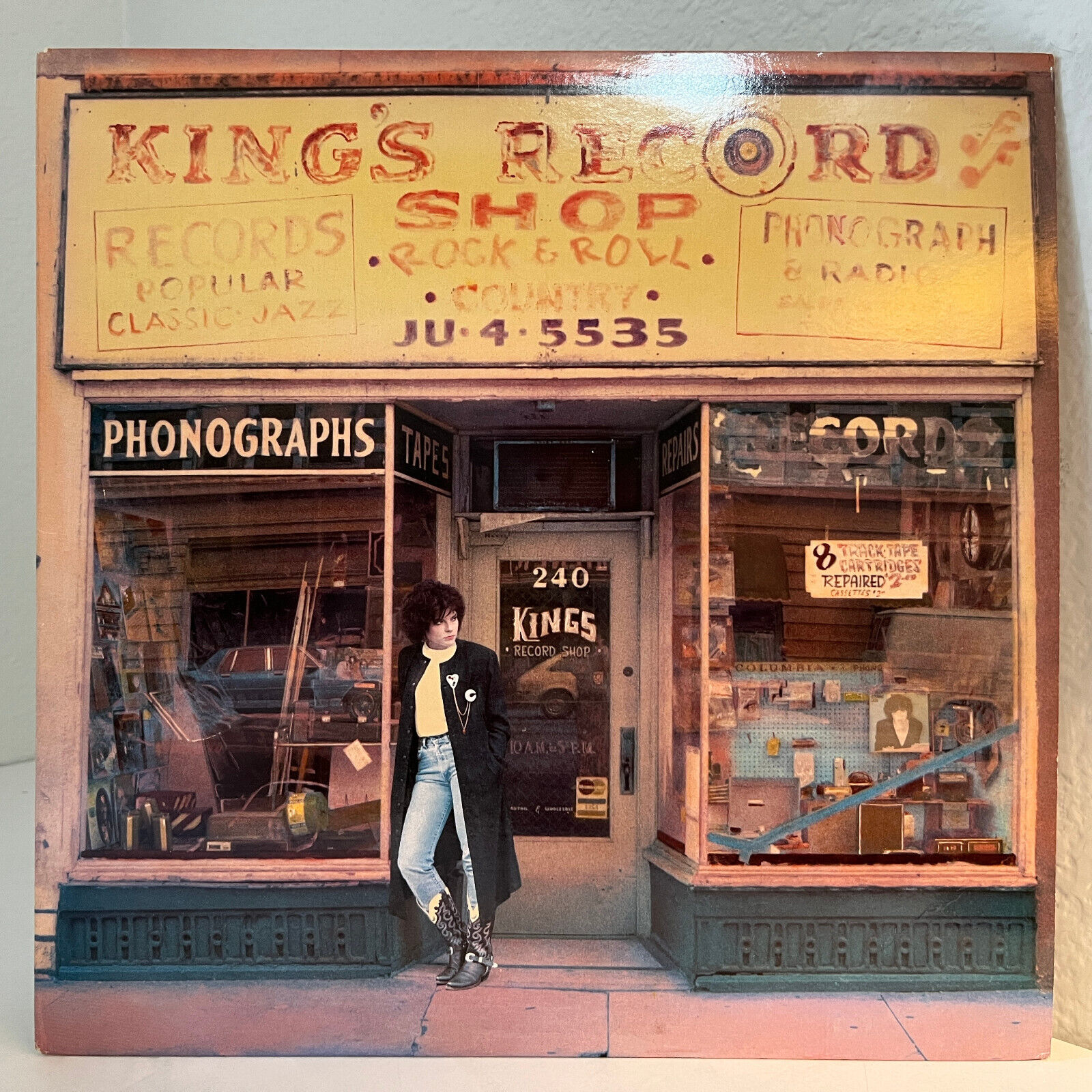 ROSANNE CASH - King's Record Shop (Columbia) - 12" Vinyl Record LP - EX