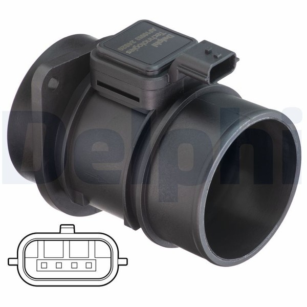 AF10653-12B1 Delphi Luftmassenmesser FüR DACIA,MERCEDES-BENZ,NISSAN,OPEL,RENAULT-image