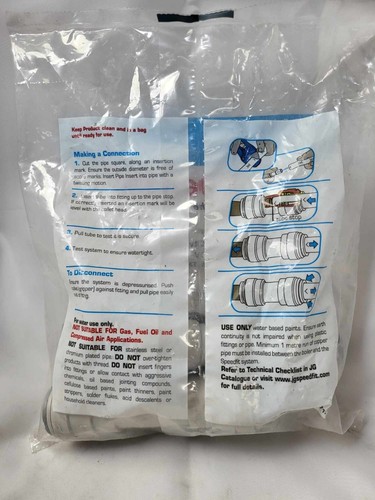 Pushfit 15DCV 15MM DOUBLE CHECK NON RETURN SINGLE - NEW - Picture 7 of 7
