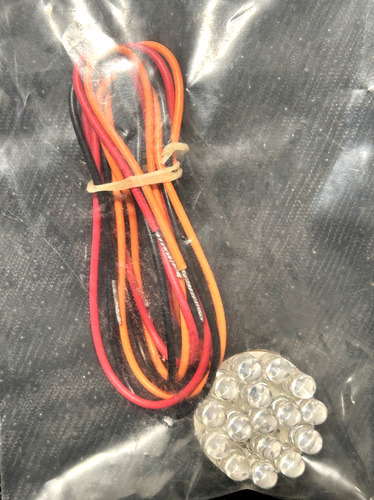 Nuevas Luces Estrella Lazer, Placa de Repuesto LED Roja para XS, LED16RE - Imagen 2 de 3