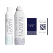 Navy Pebble Beach Hair Texture Spray Volumizing Dry Spray Pack of 2 3.5 Oz