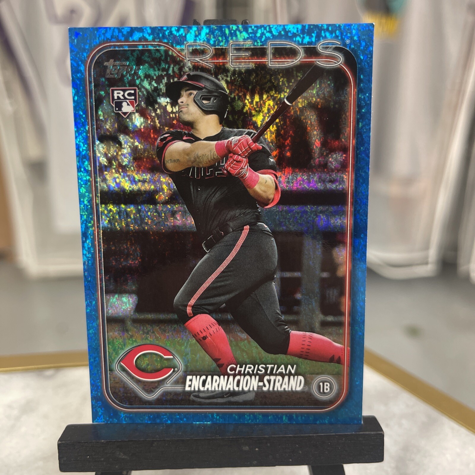 2024 Christian Encarnacion-Strand Topps Series 1 RC #219 BLUE FOIL /999