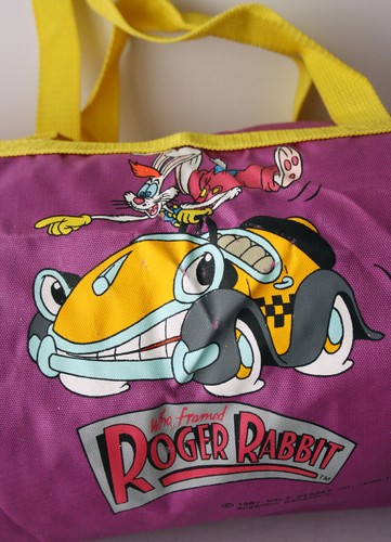 RARE VINTAGE 1987 WHO FRAMED ROGER RABBIT BENNY 15" TURNBEUTEL NEU! - Bild 4 von 8