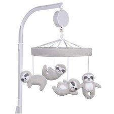 Sammy & Lou Plush Sloths Musical Mobile For Crib, Plays Brahms' Lullaby