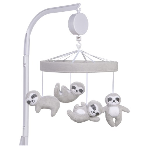 Sammy & Lou Plush Sloths Musical Mobile For Crib, Plays Brahms' Lullaby - Picture 1 of 9