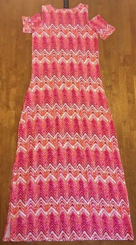 NWT Design History Women's Open Shoulder Short Sleeve Maxi Dress - Missy Small - Picture 9 of 9
