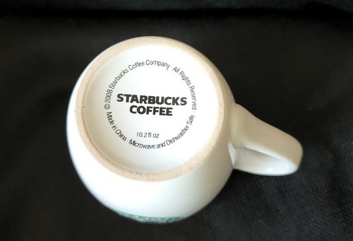 Starbucks 10 ounce coffee mug 2008 Mermaid Logo - Picture 5 of 6