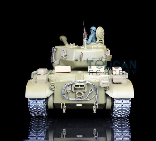 1:16 Henglong M26 Pershing 7.0 RTR 3838 RC Tank Barrel Recoil 360° Turret - Picture 6 of 8
