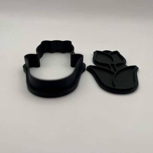Tulip Cookie Cutter Stamp 3d Printed - Picture 4 of 4