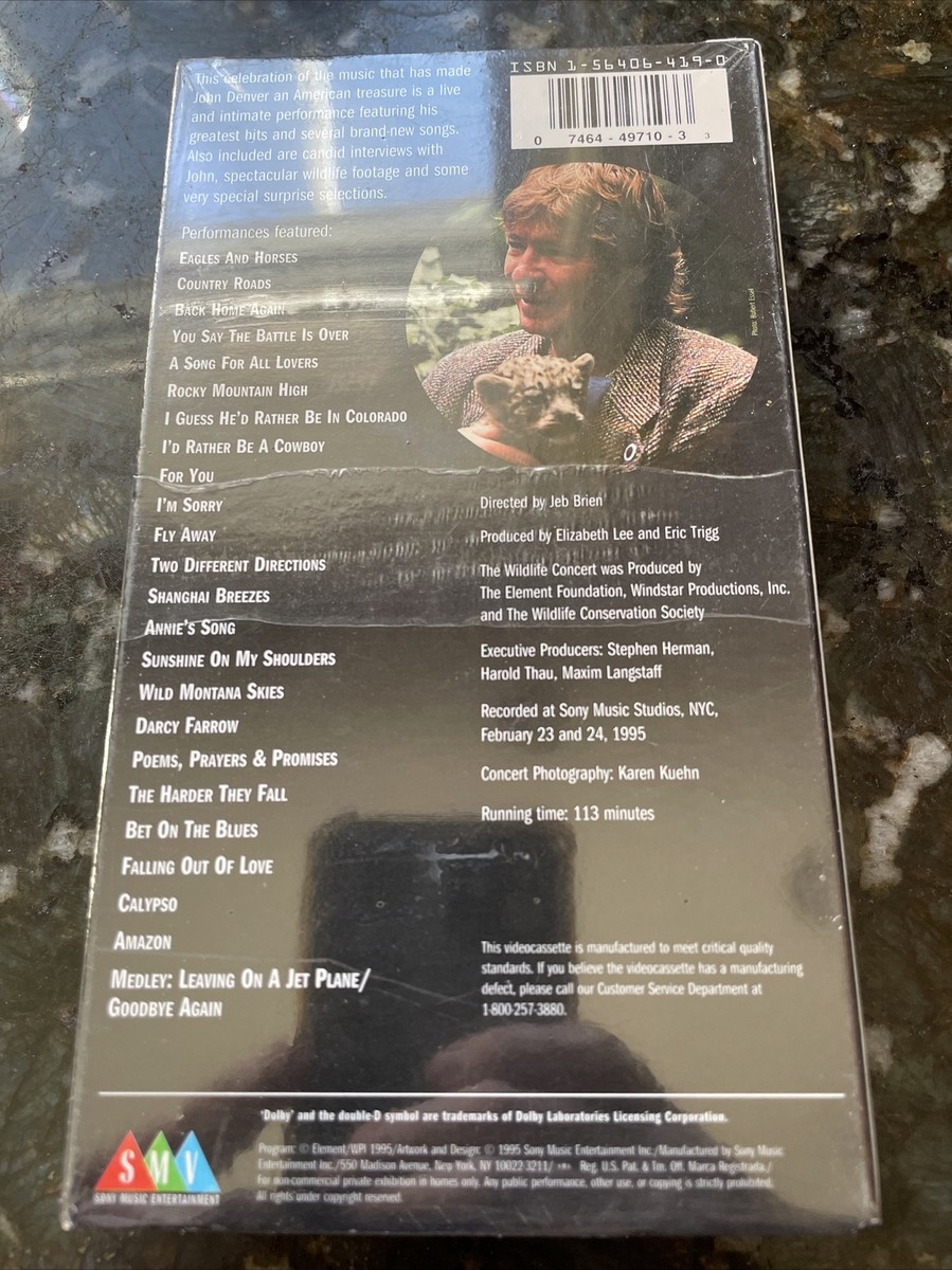 ミュージック John Denver: The Wildlife Concert [VHS] s-l400.jpg