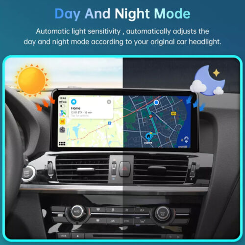 For BMW X3 X4 F25 F26 NBT Wireless CarPlay Andriod Auto Linux TouchScreen 10.25' - Foto 9 di 12