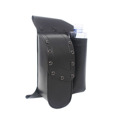 For Harley Electra Glide 2 PCS Black Saddlebag Guard bag Water Bottle Holder - Picture 10 of 14